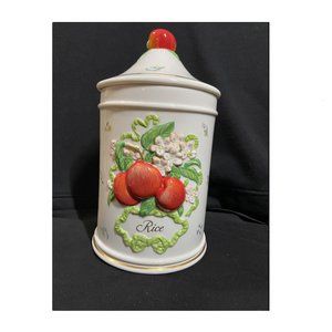 Franklin Mint 1989 Le Cordon Bleu RICE Canister (Apple)